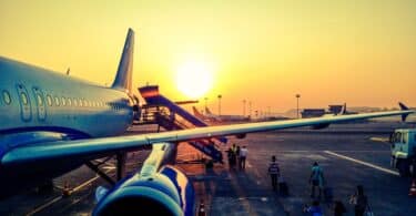 Avion sur le tarmac